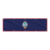 Drapeau de Guam grand format XL en polyester avec dix œillets