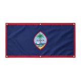 Drapeau guam polyester résistant usage extérieur durable