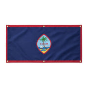 Drapeau guam polyester résistant usage extérieur durable