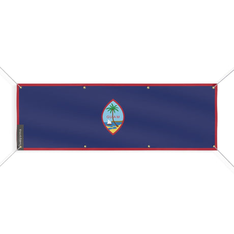 Drapeau de Guam 8 Oeillets en plusieurs tailles - Pixelforma 