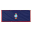Drapeau guam polyester résistant avec œillets renforcés