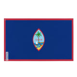 Drapeau de Guam en plusieurs tailles 100 % polyester Imprimer avec Double ourlet - Pixelforma