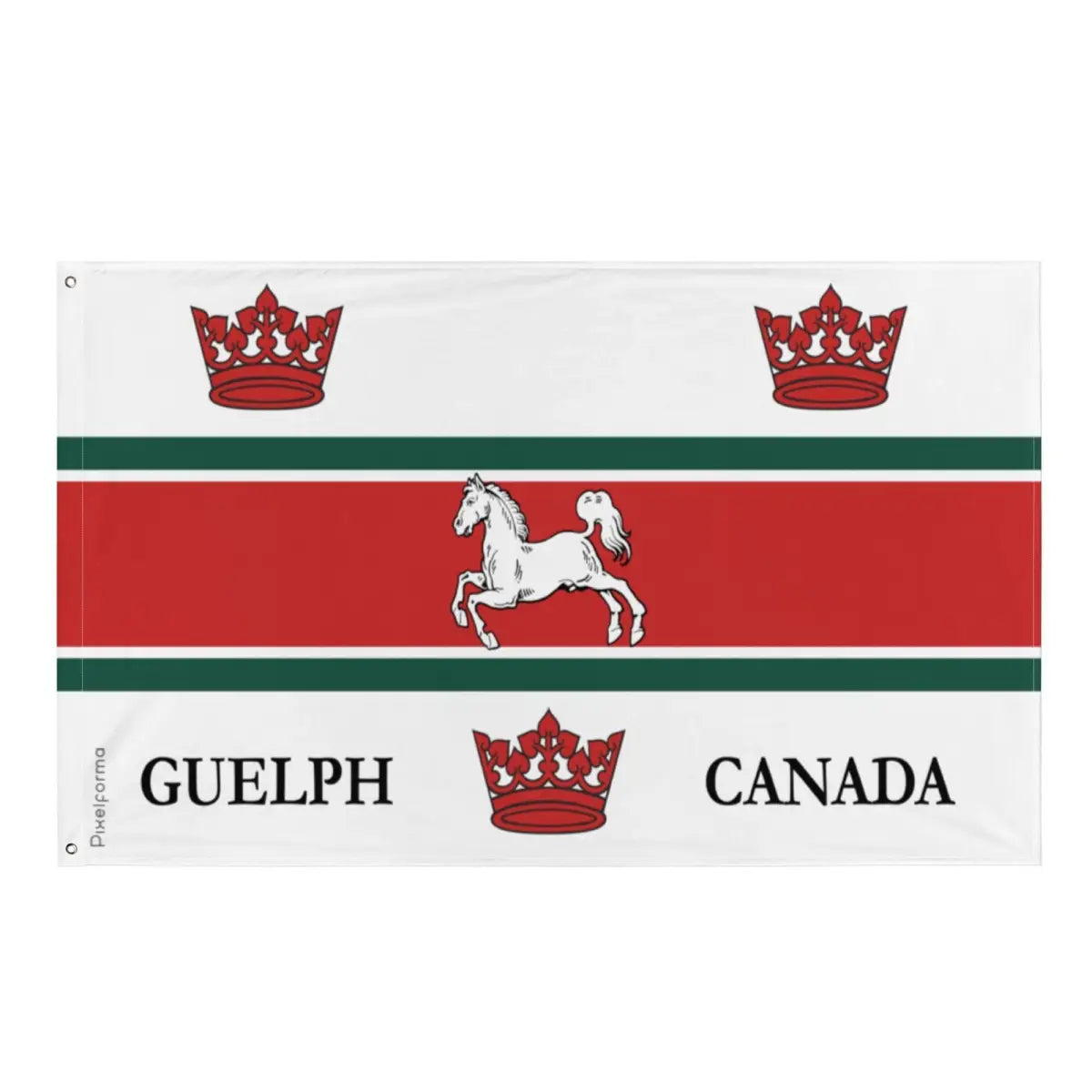 Drapeau de Guelph Plusieurs Tailles en Polyester - Pixelforma 