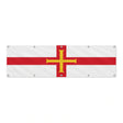 Drapeau de Guernesey grand format XL en polyester avec dix œillets