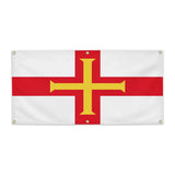Drapeau guernesey polyester résistant aux intempéries