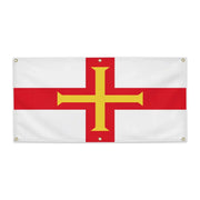 Drapeau guernesey polyester résistant aux intempéries
