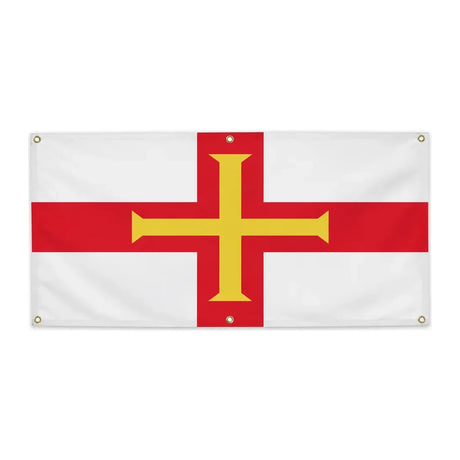 Drapeau guernesey polyester résistant aux intempéries