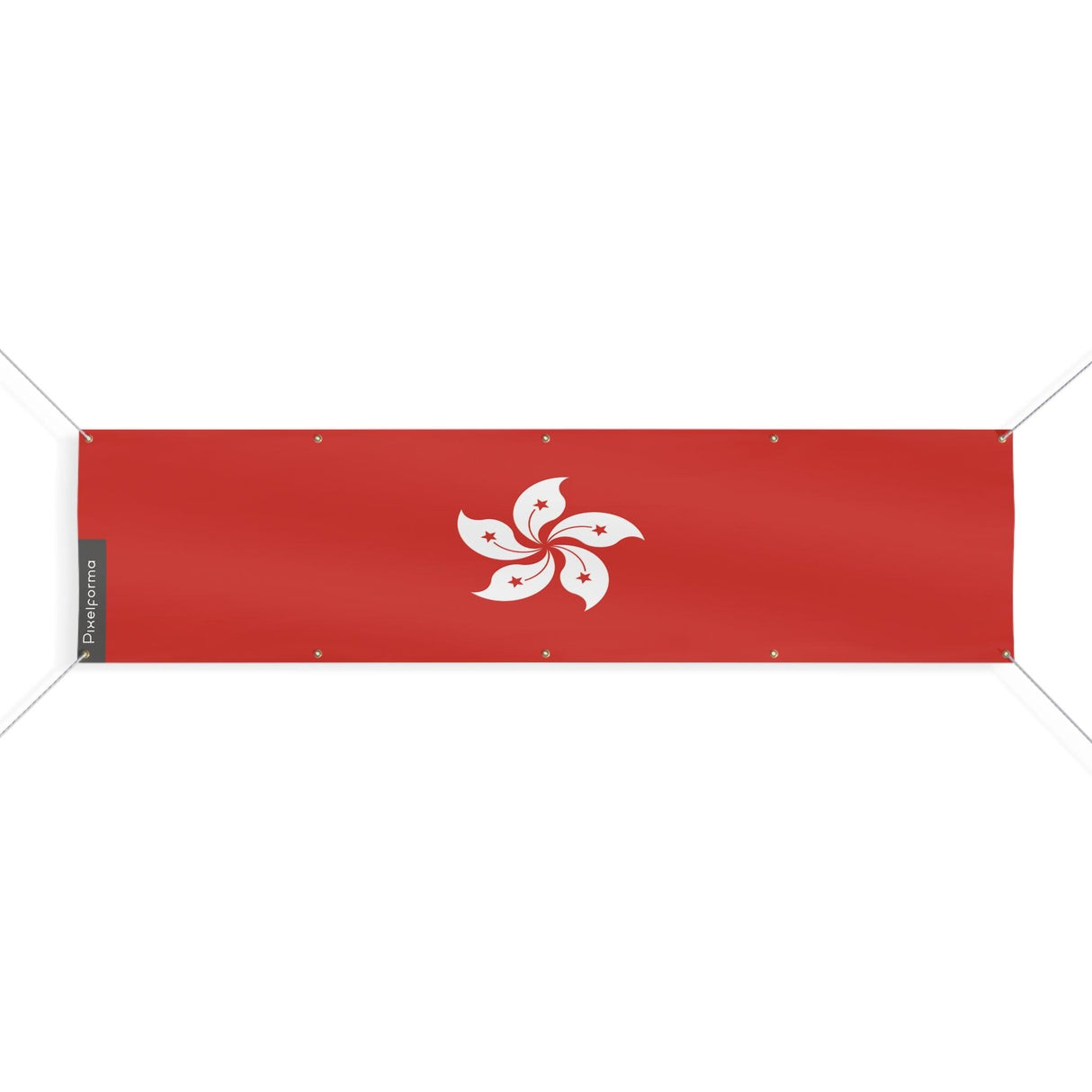 Hong Kong Flag 10 Eyelets in Multiple Sizes