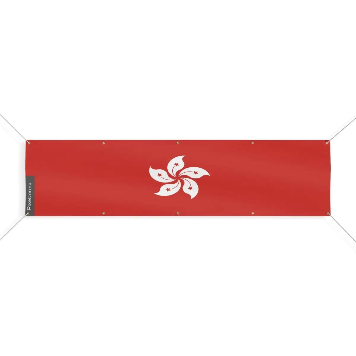 Drapeau de hong kong 10 oeillets en plusieurs tailles (xl) - pixelforma