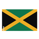 Drapeau de Jamaïque en plusieurs tailles 100 % polyester Imprimer avec Double ourlet - Pixelforma