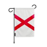 Drapeau de jardin alabama en polyester résistant horizontal