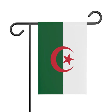 Drapeau de jardin algérie en polyester - pixelforma