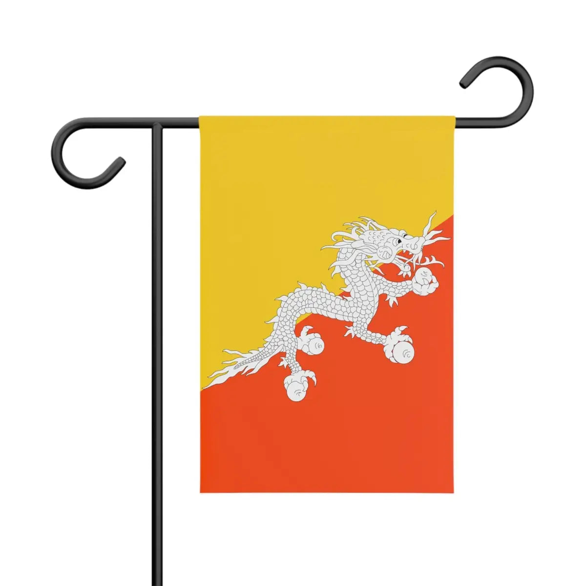 Drapeau de jardin bhoutan en polyester - pixelforma