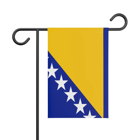 Drapeau de jardin bosnie-herzégovine en polyester - pixelforma
