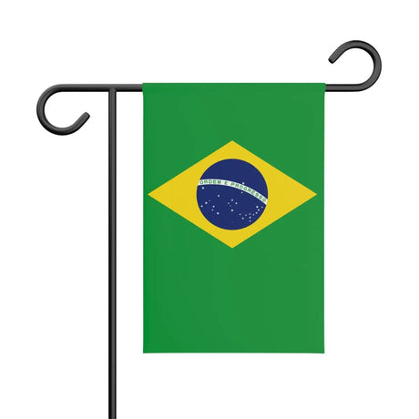 Drapeau de jardin brésil en polyester - pixelforma