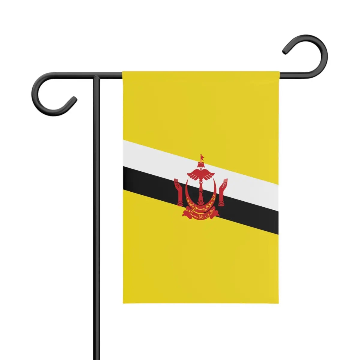 Drapeau de jardin brunei en polyester - pixelforma