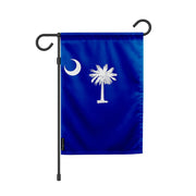 Drapeau de jardin caroline du sud polyester résistant horizontal