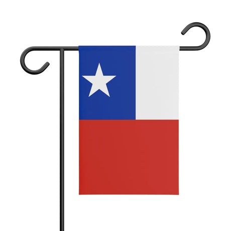 Drapeau de jardin chili en polyester - pixelforma