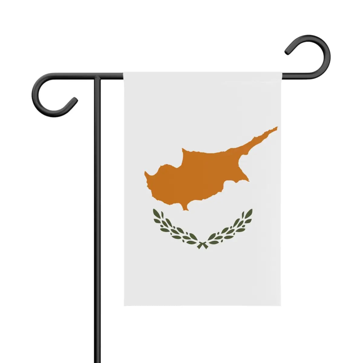 Drapeau de jardin chypre en polyester - pixelforma
