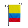 Drapeau de jardin colombie polyester couleurs vibrantes