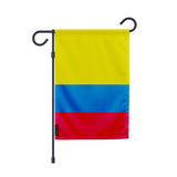 Drapeau de jardin colombie polyester couleurs vibrantes