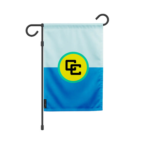 Drapeau de jardin communauté caribéenne polyester résistant