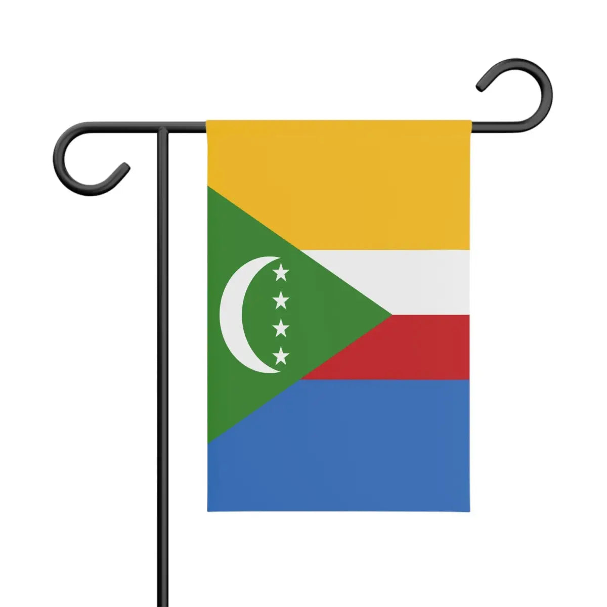 Drapeau de jardin comores en polyester - pixelforma