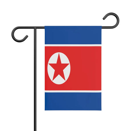 Drapeau de jardin corée du nord en polyester - pixelforma