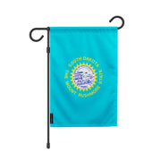 Drapeau de jardin dakota du sud polyester résistant horizontal