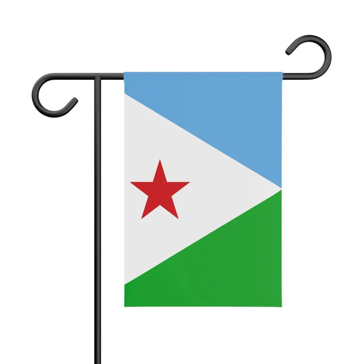 Drapeau de jardin djibouti en polyester - pixelforma