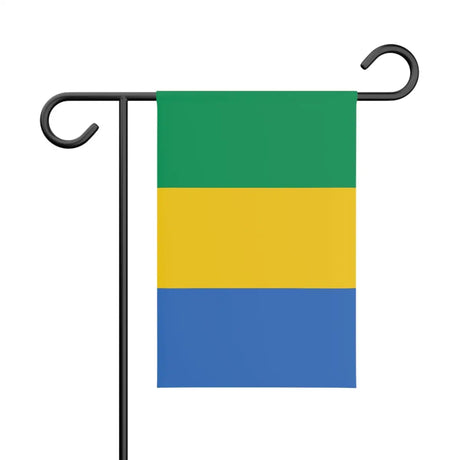 Drapeau de Jardin Gabon en Polyester - Pixelforma 