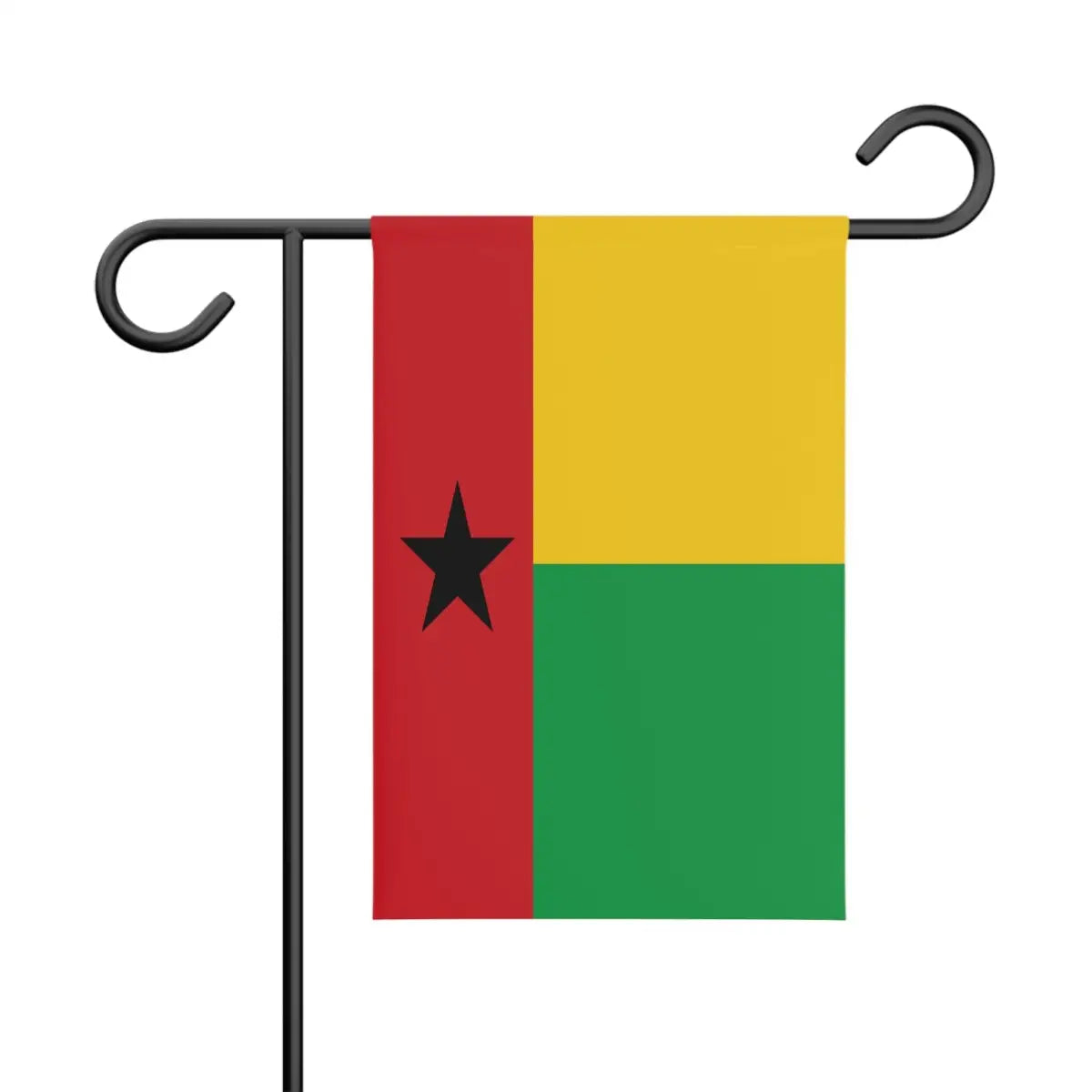 Drapeau de jardin guinée-bissau en polyester - pixelforma