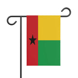 Drapeau de jardin guinée-bissau en polyester - pixelforma