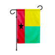 Drapeau de jardin guinée-bissau polyester résistant