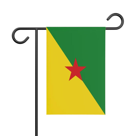 Drapeau de jardin guyane en polyester - pixelforma