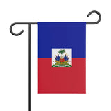 Drapeau de jardin haïti en polyester - pixelforma