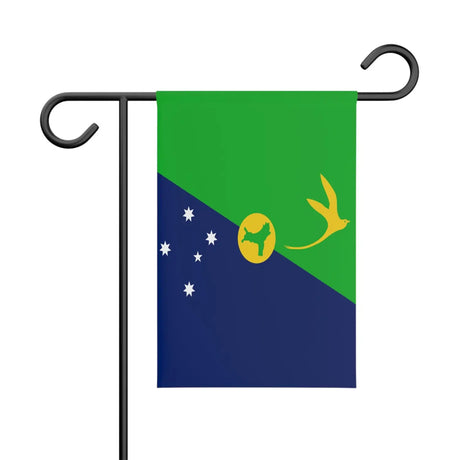 Drapeau de jardin île christmas en polyester - pixelforma