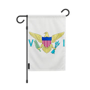 Drapeau de jardin îles vierges polyester résistant