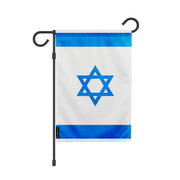 Drapeau de jardin israël polyester résistant couleurs vibrantes