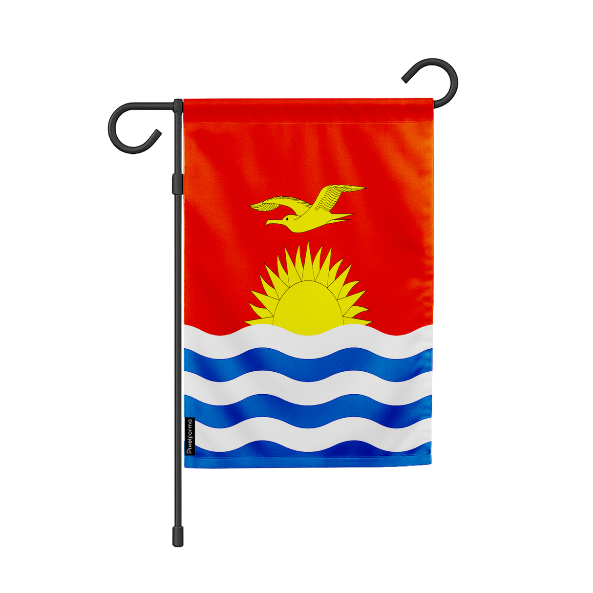 Drapeau de jardin kiribati en polyester - pixelforma