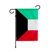 Drapeau de jardin koweït polyester couleurs vibrantes