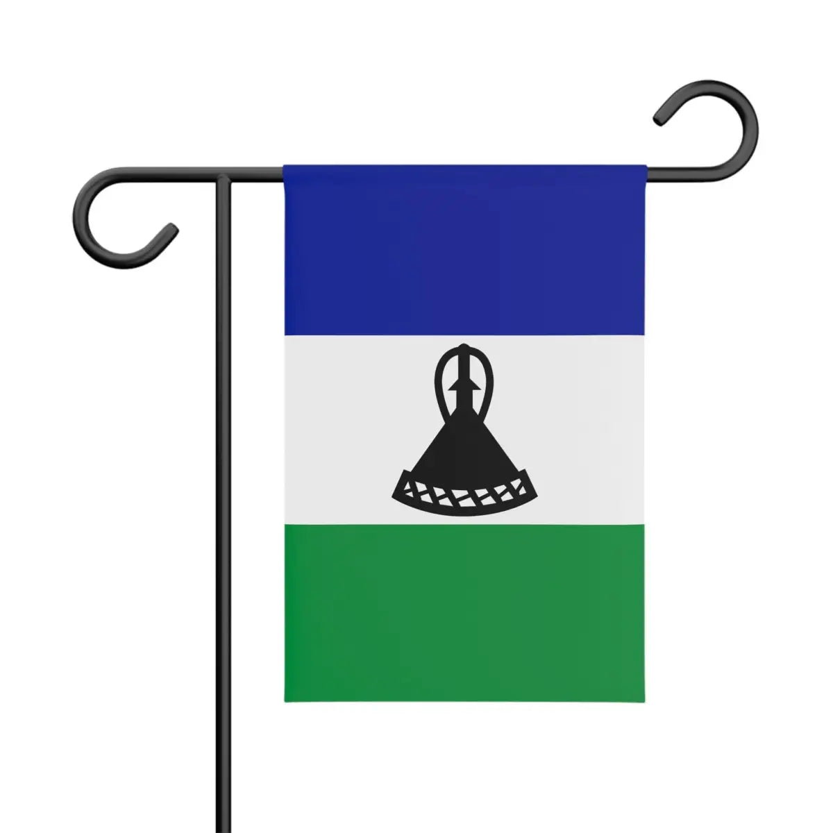 Drapeau de jardin lesotho en polyester - pixelforma