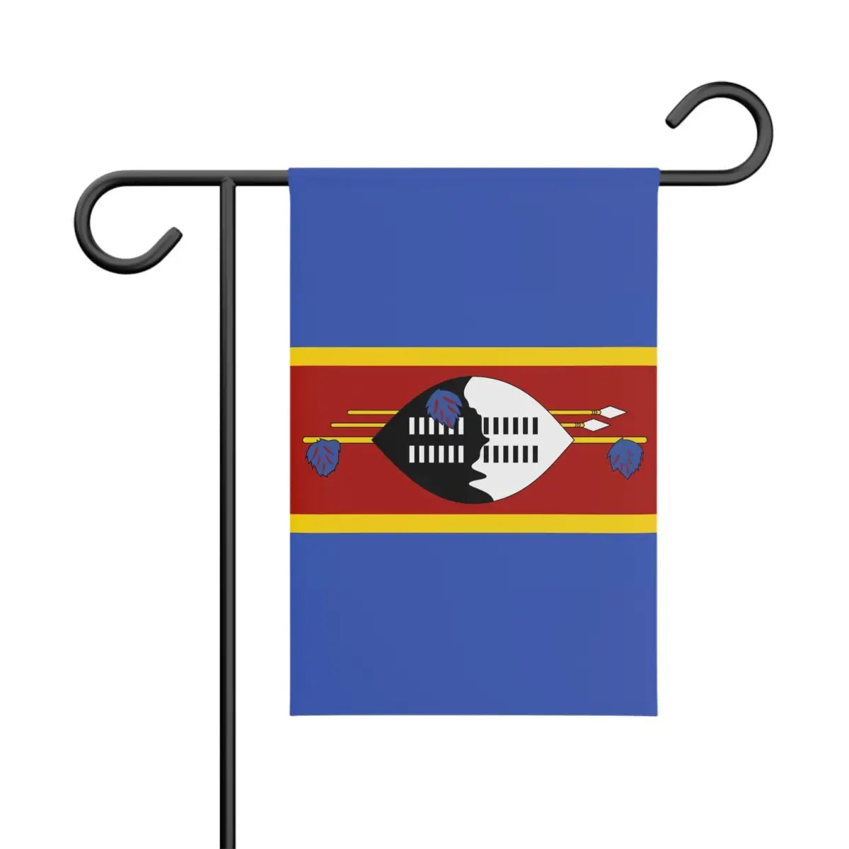 Drapeau de jardin l’eswatini en polyester - pixelforma