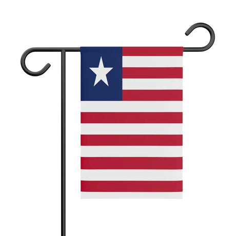 Drapeau de jardin liberia en polyester - pixelforma