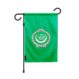 Drapeau de jardin ligue arabe en polyester résistant
