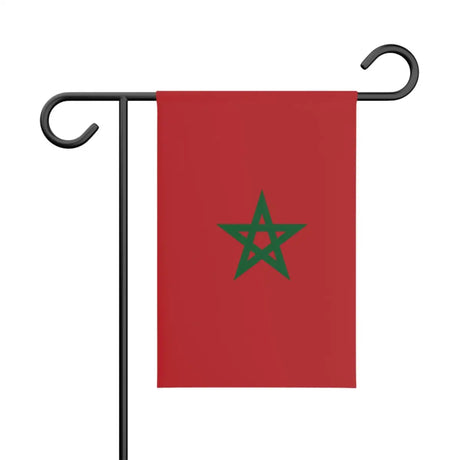 Drapeau de jardin maroc en polyester - pixelforma