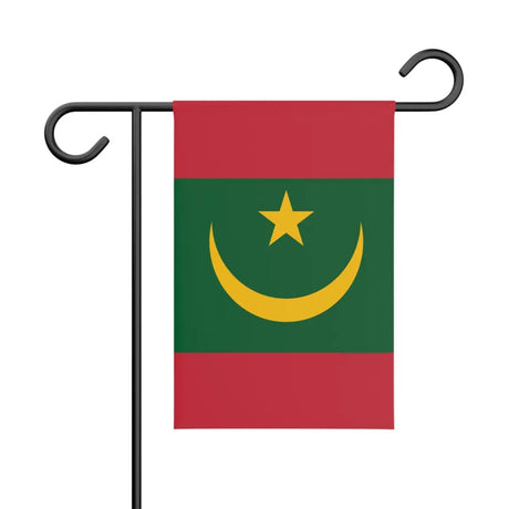 Drapeau de jardin mauritanie en polyester - pixelforma