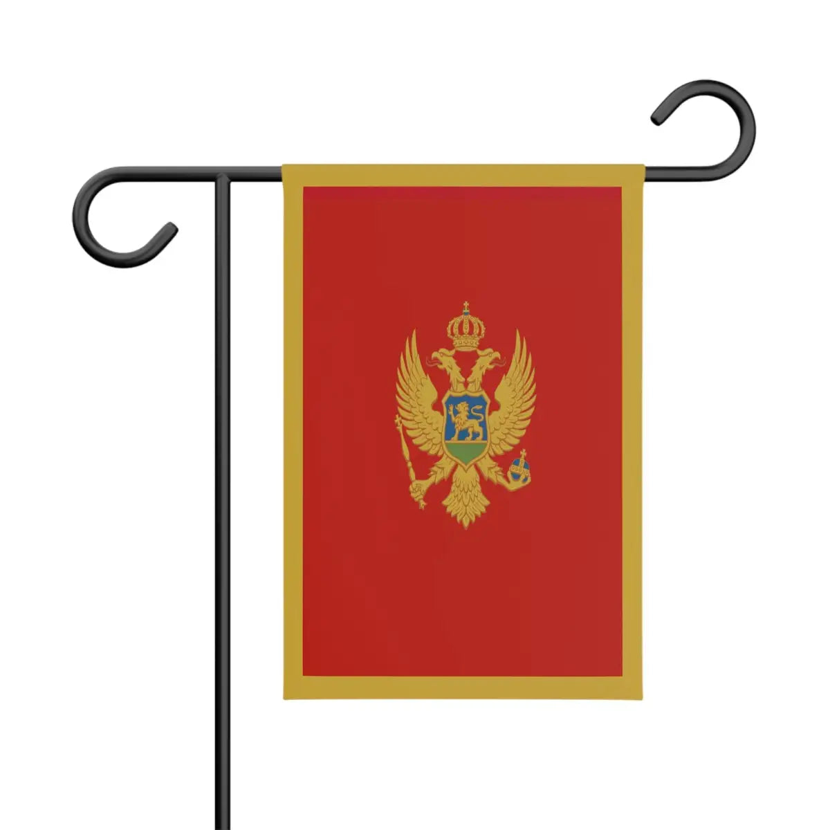 Drapeau de jardin monténégro en polyester - pixelforma