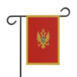 Drapeau de jardin monténégro en polyester - pixelforma