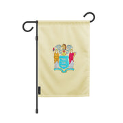 Drapeau de jardin new jersey en polyester résistant horizontal
